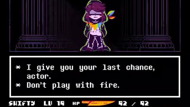 StoryShift - Facing Demons Chara Fight | UNDERTALE Fangame | Mercy Ending