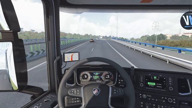 ? 4K [POV] SCANIA NEXT GENERATION LNG R410 BROLIVEIRA - PROMODS 2.60 (P) Porto to (P) Senis. [23T] смотреть онлайн