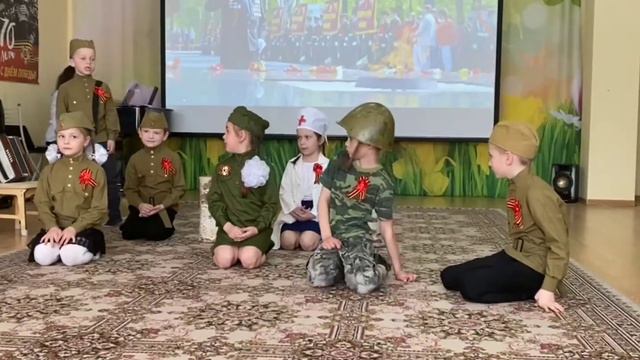 "День Победы!" ГБОУ Школа#2073 ОП"Василёк" Подготовительные группы. смотреть онлайн