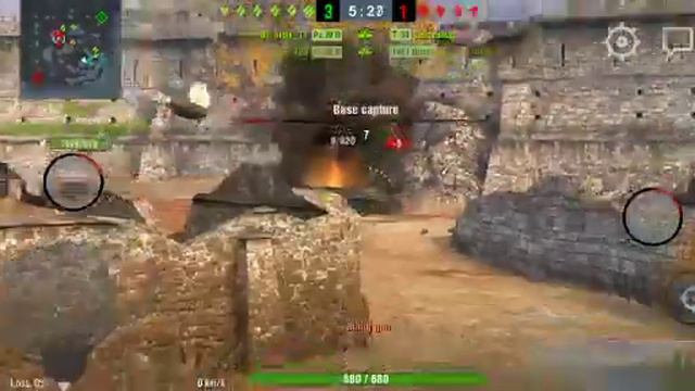 T34 Medium Tank Gameplay World of Tanks Blitz (Recorder Fail and lag) смотреть онлайн