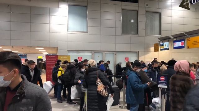 Международный аэропорт Алматы. Аэропорт находится в 15 километрах от центра Алматы. Казахстан смотреть онлайн