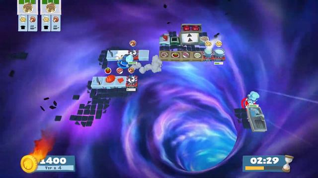 Overcooked 2 Story 5-6 - 2p Merit Mastery 3 Stars