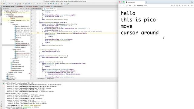 Moving cursor up and down | Pico editor #5 смотреть онлайн