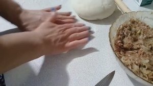 Вареники с КАПУСТОЙ и МЯСОМ вкусно ПО ДОМАШНЕМУ!!!