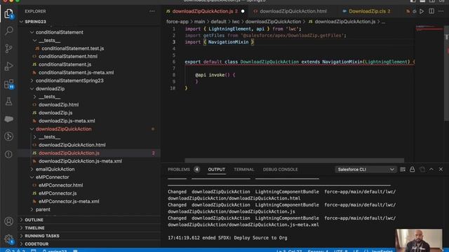 Reusable Download All Files as Zip Quick Action Button | Lightning Web Component Salesforce | LWC ⚡ смотреть онлайн