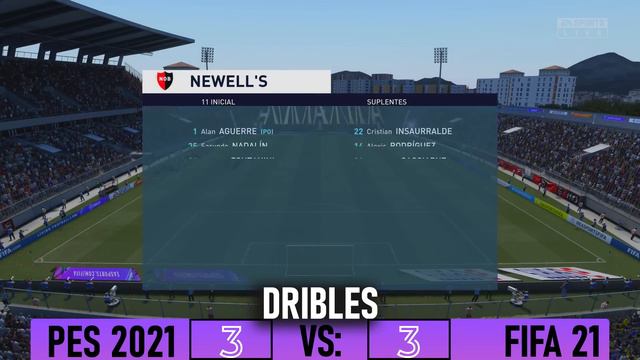 FIFA 21 VS PES 2021 | QUAL A MELHOR GAMEPLAY? смотреть онлайн