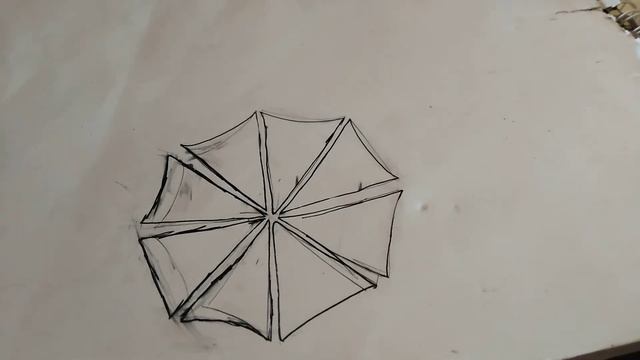 Cómo Dibujar El Signo De La Corporación Umbrella,facil