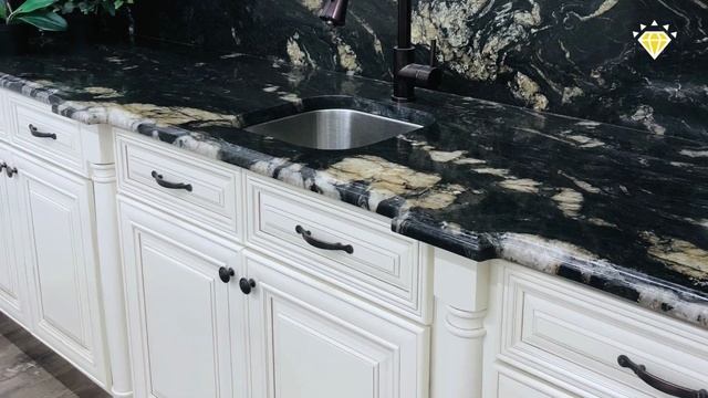 Titanium Black Granite Countertops, Dramatic and Beautiful- [East Coast Granite] смотреть онлайн
