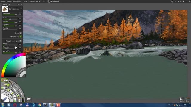 Digital painting in ArtRage Цифровая живопись в ArtRage 179 смотреть онлайн
