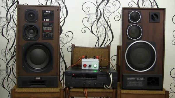 Radiotehnika S-90F vs S-90 (35АС-012)