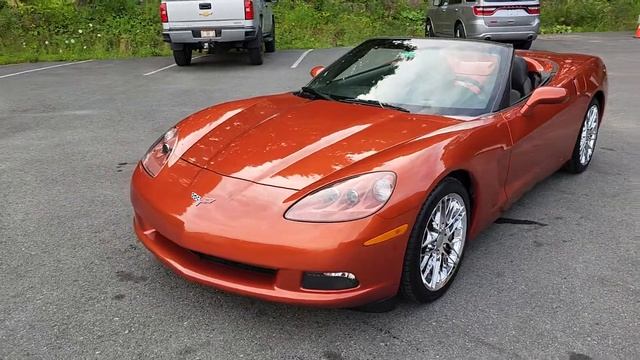 2005 Chevrolet Corvette Convertible Daytona Sunset Orange with 22k miles смотреть онлайн