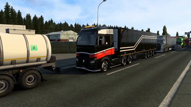 Euro Truck Simulator 2 -calais -duisburg-Renault Trucks T-High Evolution-1.40-MULTIPLAYER смотреть онлайн