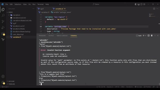 Terraform Course - Part 20 - Basic Concept.. Terraform Function Part 2. Encoding & FileSystem & Dem смотреть онлайн