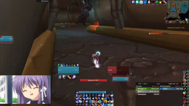 WoW TBC - [Mage] Solo Slave Pens Heroic 11 Minute Quagmirran Kill