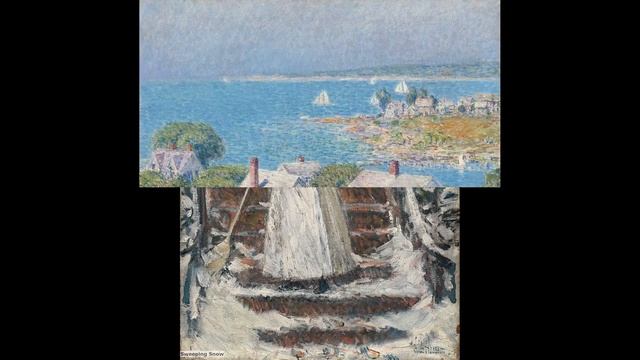 Paintings Childe Hassam - Artworks and Sketches. смотреть онлайн