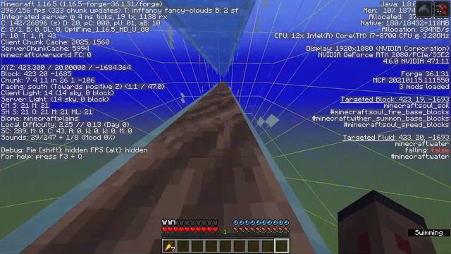 Minecraft Water Hyperloop test 1.16.5+ смотреть онлайн