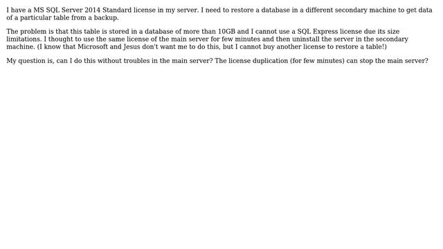 MS SQL Server 2014 license reusability смотреть онлайн