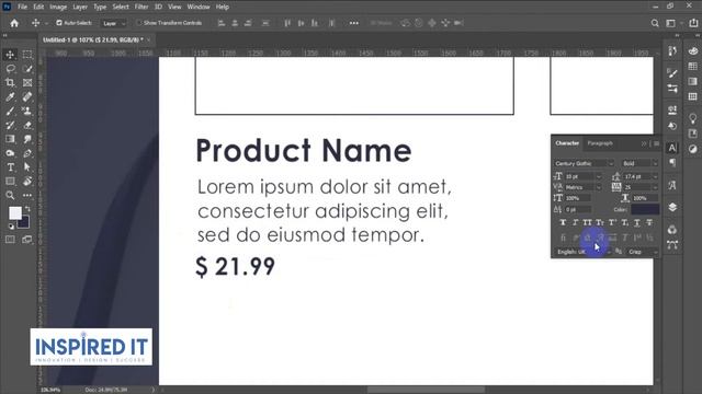 Catalogue design tutorial in Photoshop | Inspired IT | Catalogue design - 06 смотреть онлайн