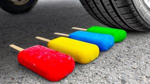 Машина Давит Предметы под Колесом АСМР МАШИНА