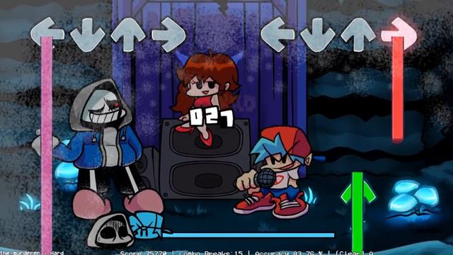 Friday Night Funkin: DustTale Remastered v2.0 [FNF MOD/HARD] + Cutscenes смотреть онлайн