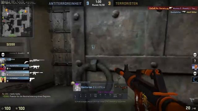 CS GO ___ Monkey D Woodii on fire ;) смотреть онлайн