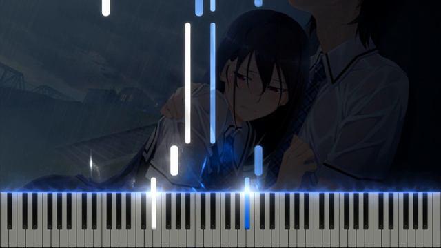 Waratte Itakute (Grisaia no Kajitsu) - Synthesia / Piano Tutorial смотреть онлайн