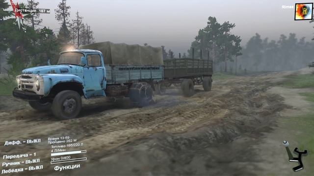 Spintires - МОЩЬ УРАЛА! (симулятор бездорожья) смотреть онлайн