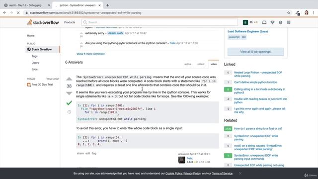 Day 1 - Working with Variables in Python to Mana008 [Interactive Coding Exercise] Debugging Practice смотреть онлайн
