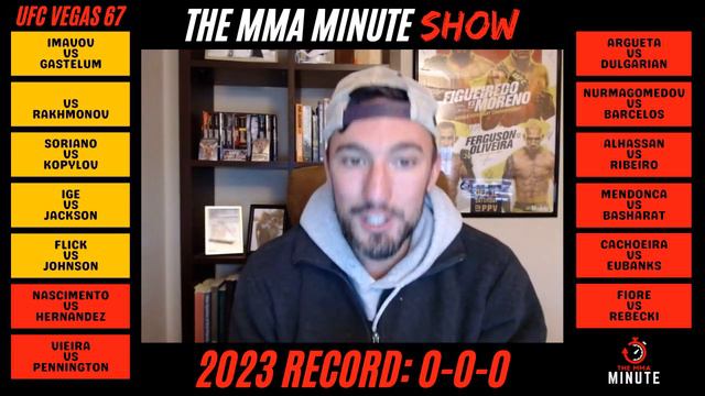 UFC Vegas 67: Imavov vs Gastelum Full Card Predictions | The MMA Minute Show смотреть онлайн