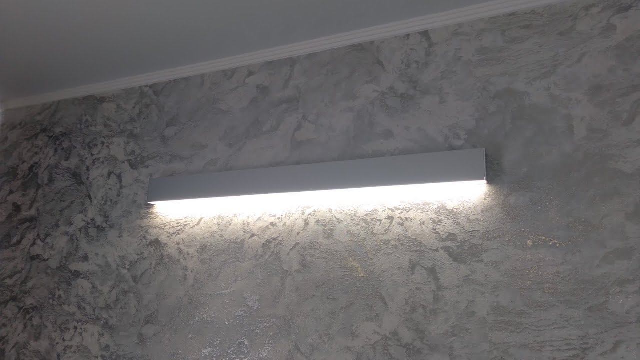 Обзор на Электростандарт Линейный светодиодный светильник 103см 4200К смотреть онлайн