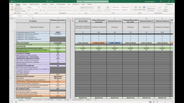 Урок 6. Основной расчетный файл. Оформление ГРЩ смотреть онлайн