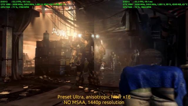 [DX11 vs DX12] Deus Ex Mankind Divided - MSI GTX 1080 Gaming X OC смотреть онлайн