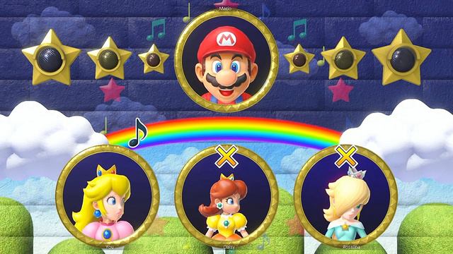 Mario Party Superstars Peach, Daisy And Rosalina Vs Mario (Master CPU)