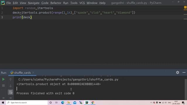 Python Program To Shuffle Deck Of Cards||EASY CODING смотреть онлайн