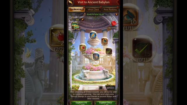 Evony | Evony Love Stories 580 Tae ❤️ BabyBear | Babylon Gardens Event | Give Roses 🌹 смотреть онлайн