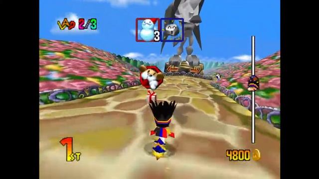 Snowboard Kids 2 Expert Mode Linda's Castle Itemless Run смотреть онлайн