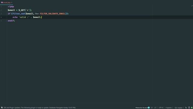 PHP FILTER_VALIDATE_EMAIL Bypass смотреть онлайн