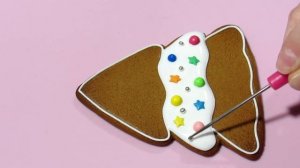 Роспись пряников для начинающих. Базовые навыки. Простые пряники к Новому году или Рождеству