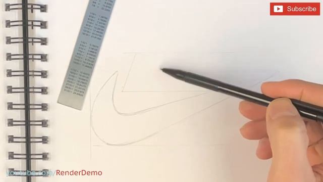 How to Draw Nike Swoosh Logo смотреть онлайн