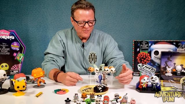 Nightmare Before Christmas Official Movie Trailer Toys & Advent Calendar AdventureFun Toy review! смотреть онлайн