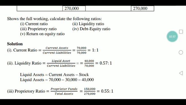 Advance Accounting ll Ch # 5 ll Ratio ll Ex #3 смотреть онлайн