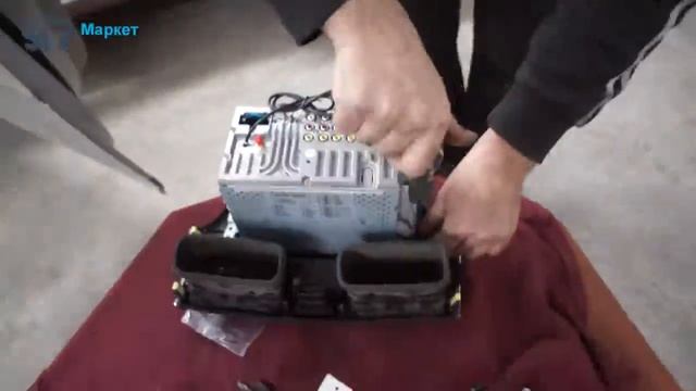 Установка штатной магнитолы на Toyota Windom смотреть онлайн