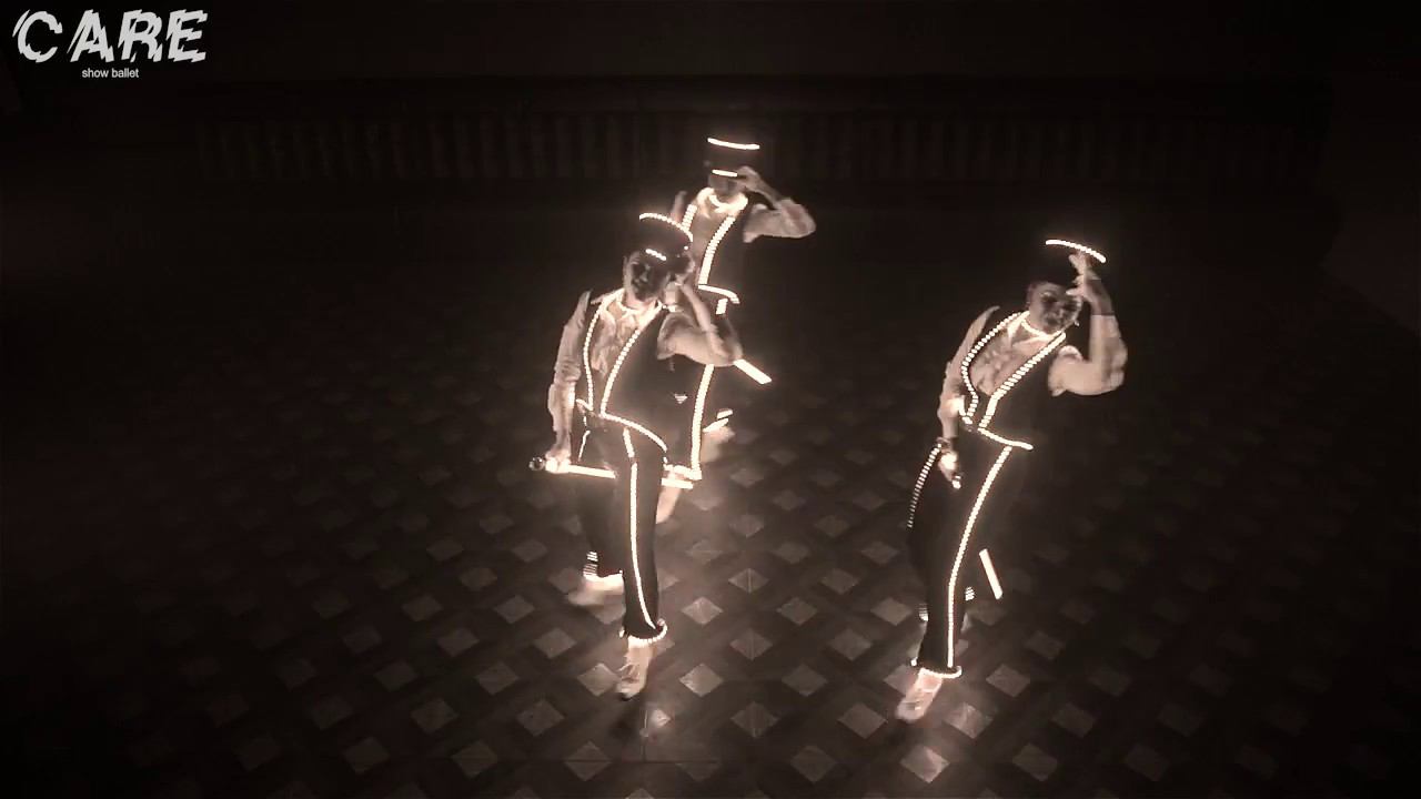 Светодиодный шоу-балет "Care" - танец Степ смотреть онлайн