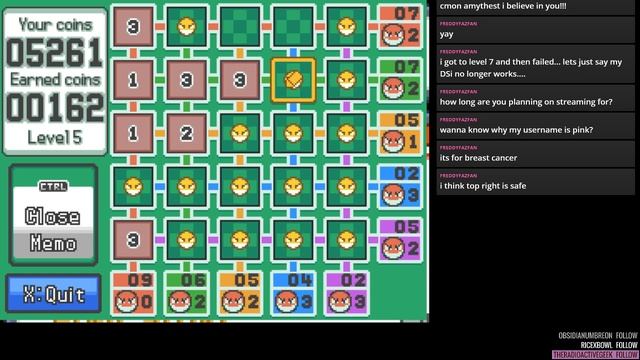 Voltorb Flip: BEATEN (level 8 beaten. 8808 coins in less than 18 minutes) смотреть онлайн