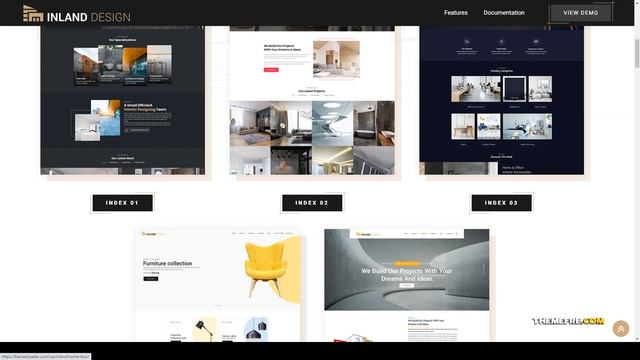 Architecture and Interior Design WordPress Theme multipurpose real estate Easy Create Website смотреть онлайн
