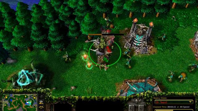 Warcraft 3 Night Elf Rushing (Quicker) смотреть онлайн