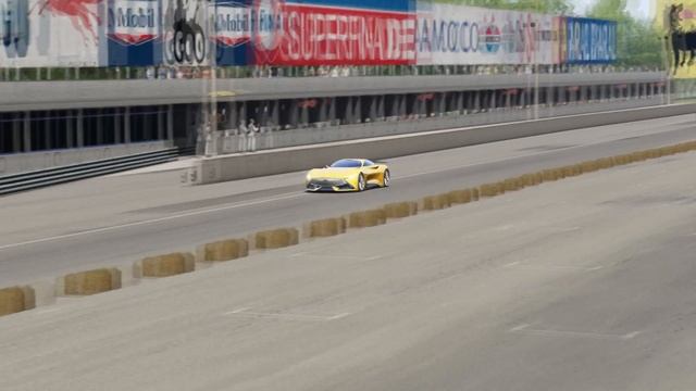 Infiniti Vision GT vs Ferrari SF90 Stradale at Monza Full Course смотреть онлайн