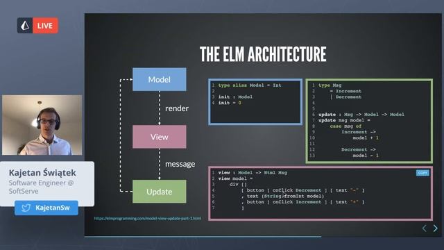 TS Meetup #5.5 - Kajetan Świątek - Elm, a delightful language for learning functional programming смотреть онлайн