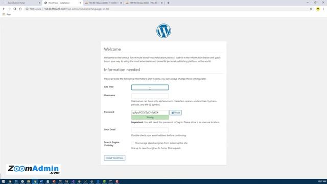 How to Deploy and Host Multiple WordPress Websites on 1 VPS Server - using ZoomAdmin смотреть онлайн