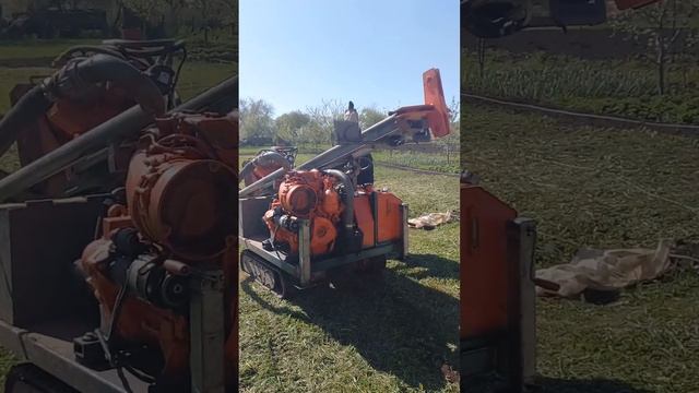 Проезд под газовой трубой и следование к месту бурения г.Воронеж, село Семилуки. смотреть онлайн